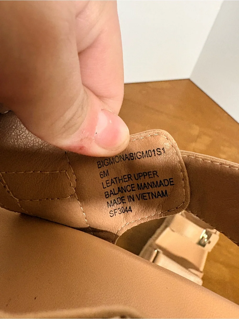 Steve Madden Tan Platform Velcro Sandals with Silver Buckle
